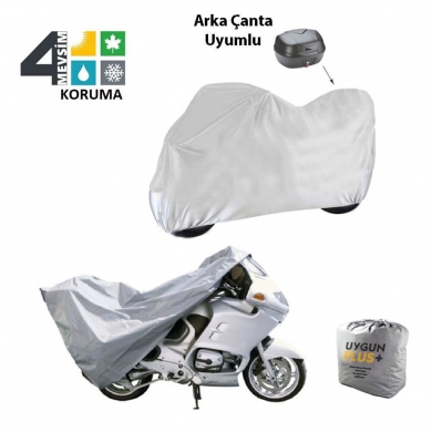 Bisan Yeni Troy 100 Arka Çanta (Top Case) Uyumlu Motosiklet Branda UygunPLUS